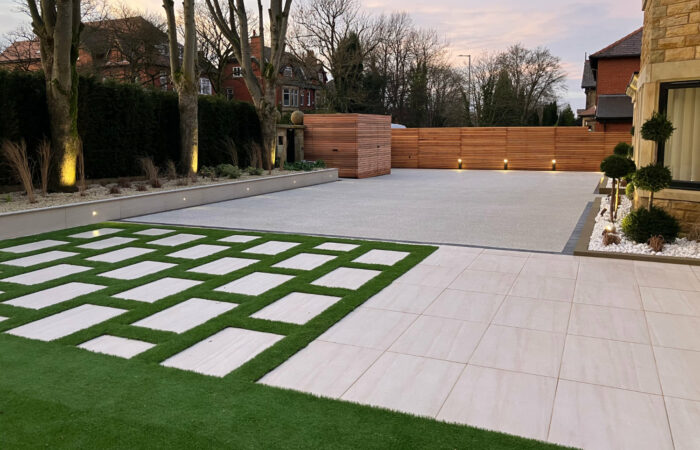 Stunning Resin Drive way and landscaped gardens in Lancashire